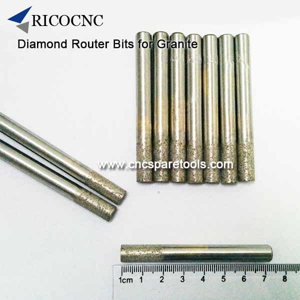 CNC Diamond Stone Carving Tools Milling Cutter Granite Engraving Bits Tool  For Marble Stone Carving
