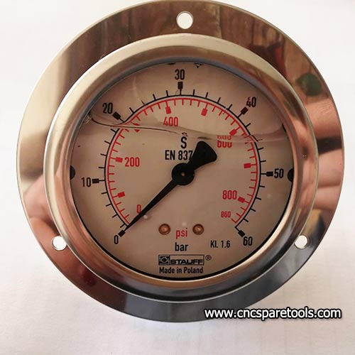 Stauff Pressure Gauge 0-60bar for Doosan CNC Machine